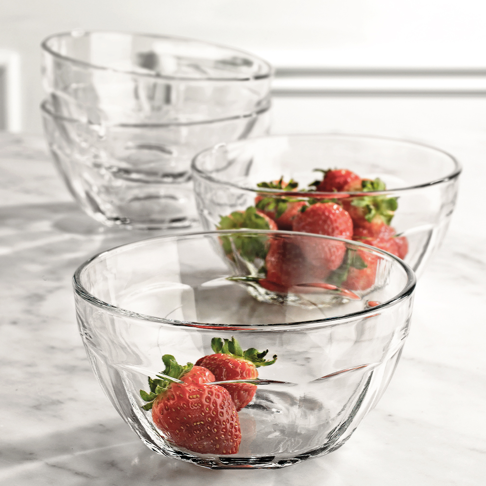 Glass Dessert Bowl Set