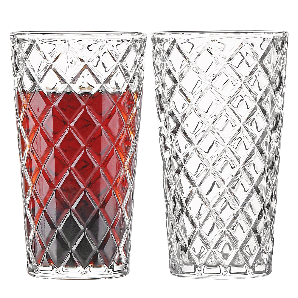 Diamond Highball Glass Set