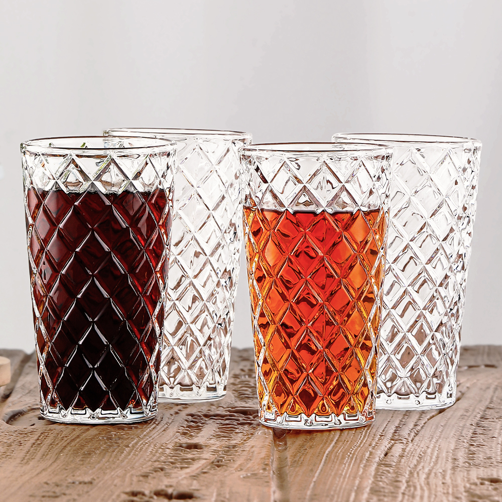 Diamond Highball Glass Set