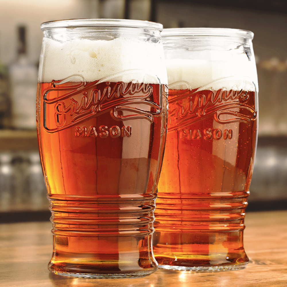 Contoured Pilsner Glass Set