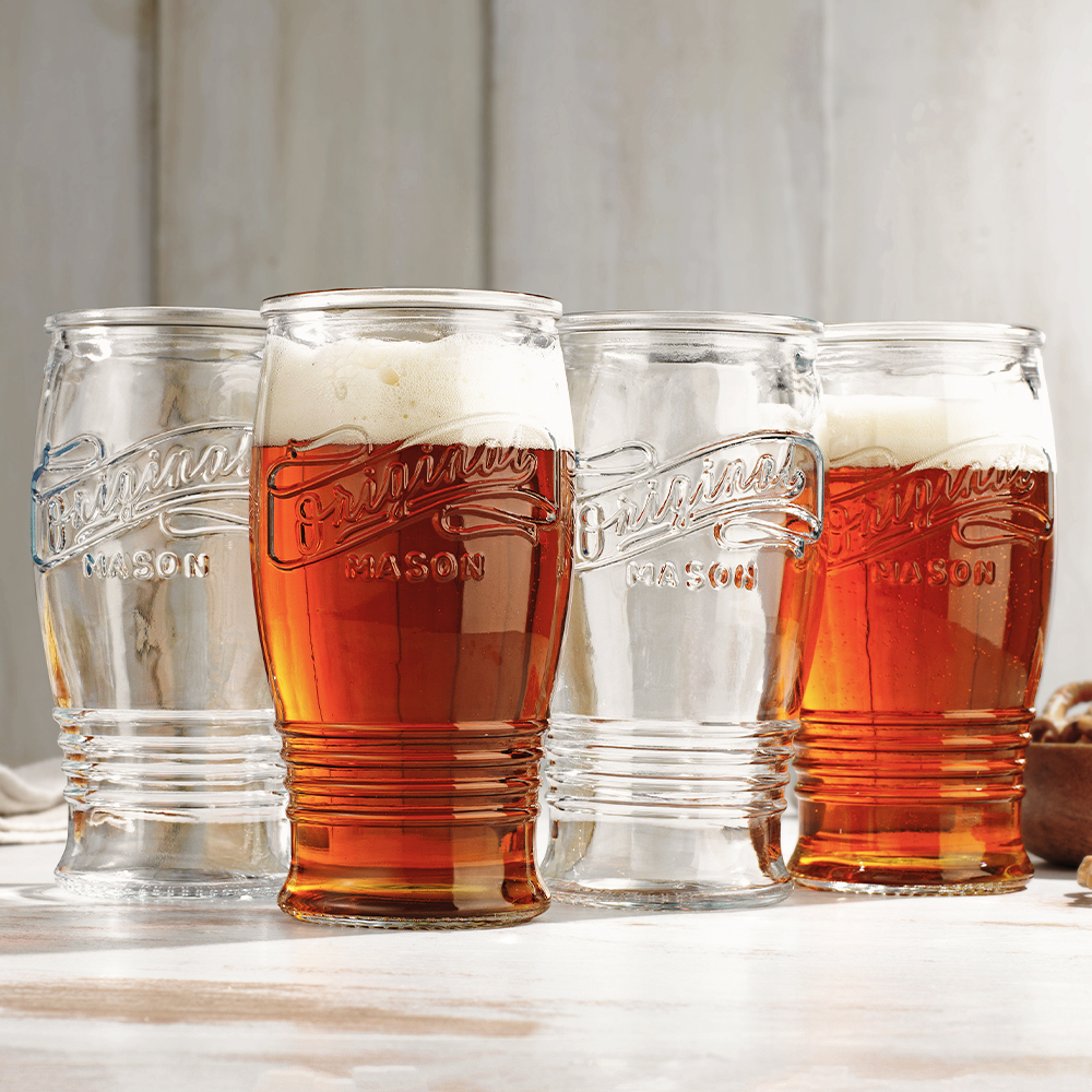 Contoured Pilsner Glass Set