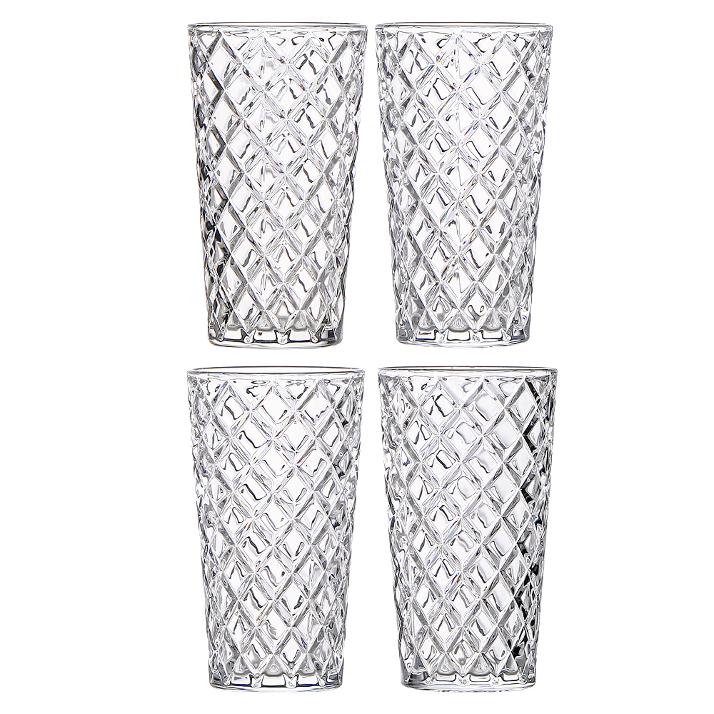 Diamond Highball Glass Set