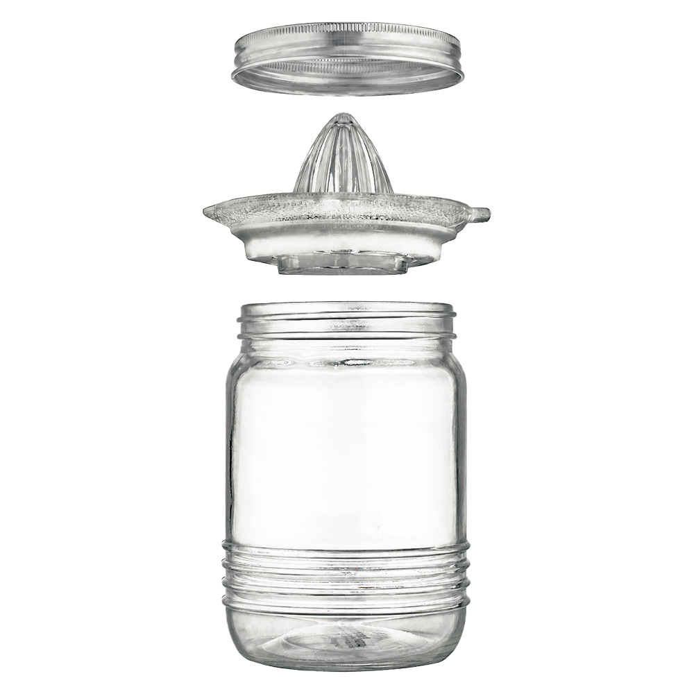 Glass Citrus Juicer & Storage Jar