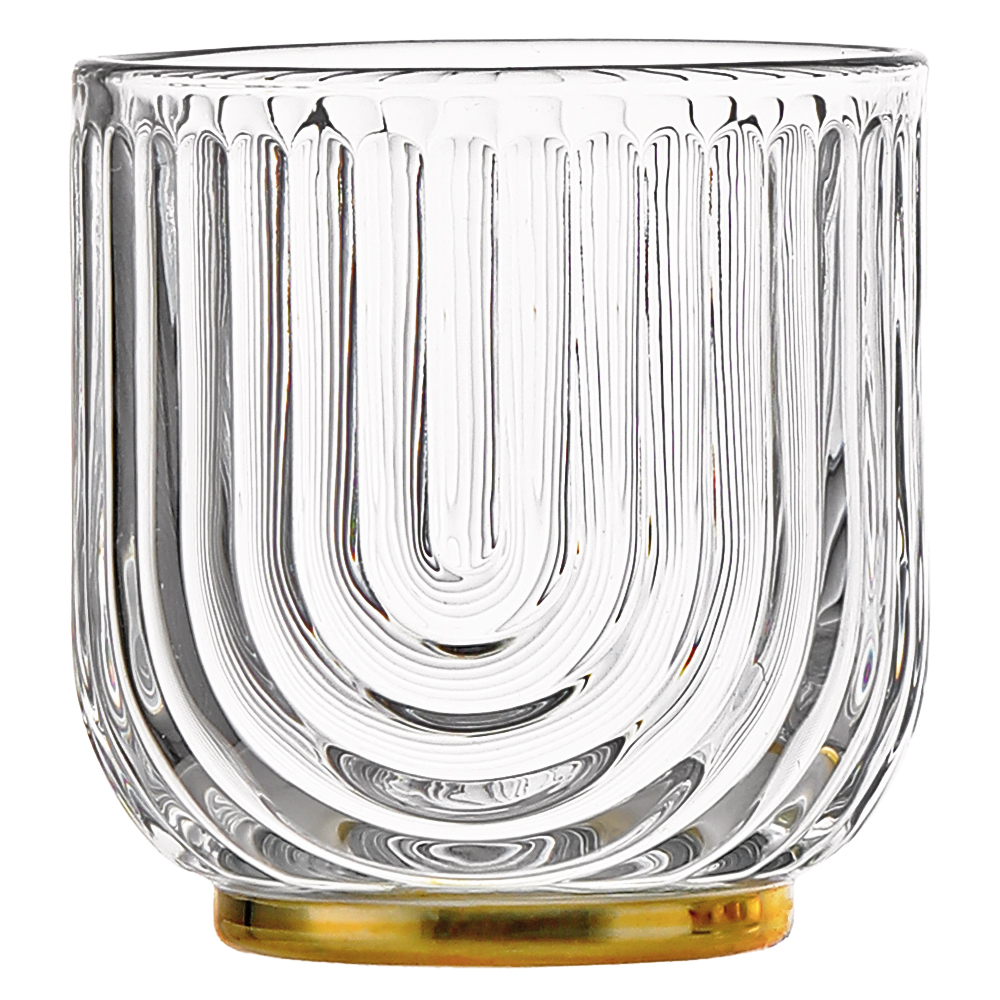 Ribbed Rocks Glass Set